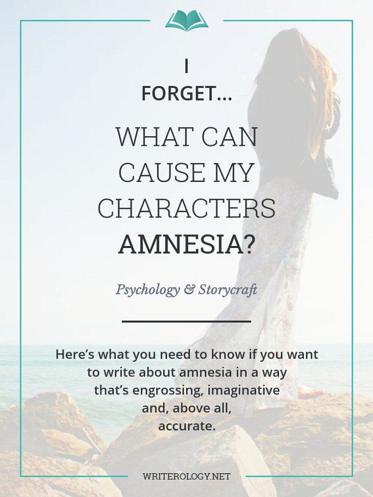 Do you know the physiological and psychological causes of amnesia? If you want to write about it accurately, it’s one of the first things you’ll need to know. | Writerology.net