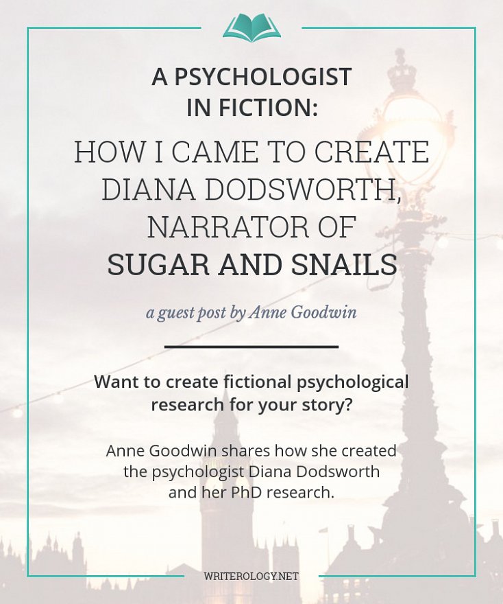 How can you create fictional psychological research for your story? Anne Goodwin shares how she created the psychologist Diana Dodsworth and her PhD research. | Writerology.net