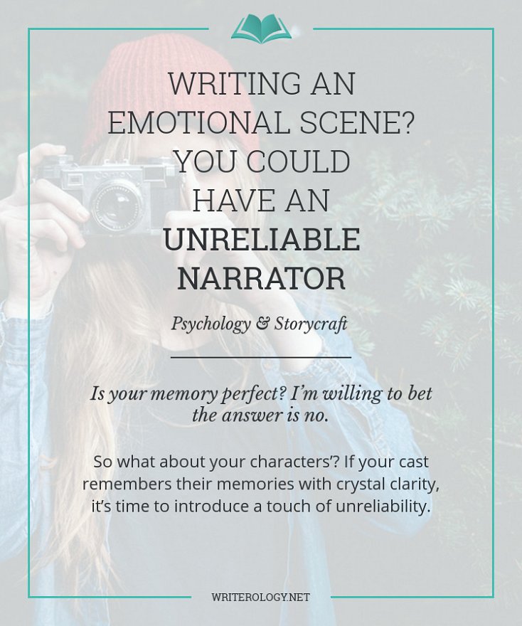 Characters’ eyes aren’t cameras. Don’t believe everything they say they saw. Memories fade, details get distorted, and some features are never remembered in the first place. But that’s not a bad thing. Here’s how unreliability can strengthen your story. | Writerology.net